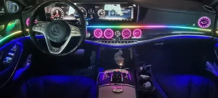 벤츠,s500,플레이,엠비언트라이트,플레이무빙엠비언트,시크릿은하수,천안,아산,평택,청주,세종,자동차튜닝,튜닝,대전엠비언트,실내무드등 / 천안 서북구