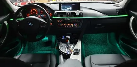 bmw320d,RGB광섬유엠비언트,천안,아산,평택,청주,대전,세종,자동차튜닝,엠비언트무드등,튜닝,천안엠비언트코리아,실내무드등 / 천안 서북구