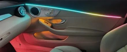 벤츠cla220d카브리올레 순정보다 퀄리티 높은 에이비클 액티브 엠비언트라이트!!! / 천안 서북구
