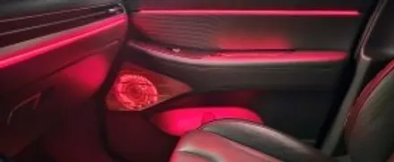 더뉴펠리세이드 르블랑 등급의 차량 에이비클 무빙순정연동 엠비언트 시공결과!! / 천안 서북구