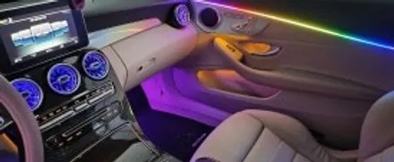 벤츠cla220d카브리올레 순정보다 퀄리티 높은 에이비클 액티브 엠비언트라이트!!! / 천안 서북구