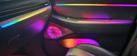 더뉴펠리세이드 르블랑 등급의 차량 에이비클 무빙순정연동 엠비언트 시공결과!! / 천안 서북구