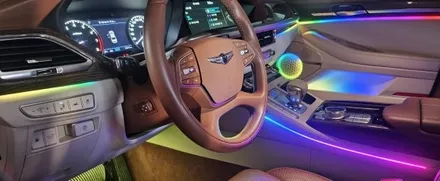 WOW~!! 대전 에서 제네시스G90 에이비클 엠비언트 시공받으러 천안 오신이유!!! / 천안 서북구