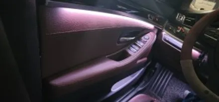 f10 bmw 의 완벽한 변신 새롭게 바뀐 실내 엠비언트라이트 한번볼께요!!! / 천안 서북구