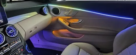 벤츠cla220d카브리올레 순정보다 퀄리티 높은 에이비클 액티브 엠비언트라이트!!! / 천안 서북구