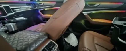 신형 아우디 A6 c8 실내엠비언트라이트는 역시 에이비클 유니버셜~ / 천안 서북구