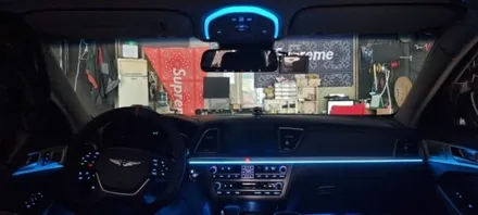제네시스dh,g80,비노출dmx엠비언트라이트,시크릿은하수,천안,아산,평택,청주,대전,세종,자동차튜닝,엠비언트무드등,튜닝,천안엠비언트코리아,실내무드등 / 천안 서북구