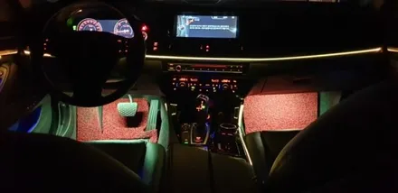 BMW520D,RGB광섬유엠비언트,천안,아산,평택,청주,대전,세종,자동차튜닝,엠비언트무드등,튜닝,천안엠비언트코리아,실내무드등 / 천안 서북구