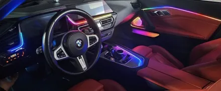 bmw z4 실내 엠비언트라이트가 에이비클 과 만나면 어떻게 되는지 볼래? / 천안 서북구