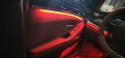 f10 bmw 의 완벽한 변신 새롭게 바뀐 실내 엠비언트라이트 한번볼께요!!! / 천안 서북구
