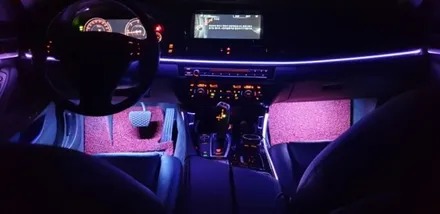 BMW520D,RGB광섬유엠비언트,천안,아산,평택,청주,대전,세종,자동차튜닝,엠비언트무드등,튜닝,천안엠비언트코리아,실내무드등 / 천안 서북구