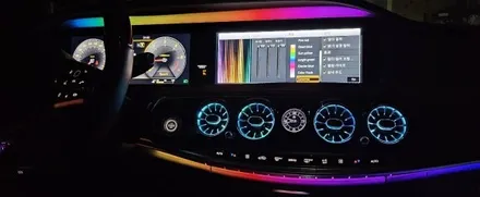 w222 s500 차량과 에이비클 의 조합 엠비언트라이트의 끝판왕 탄생 / 천안 서북구