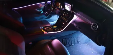 벤츠카브리올레,RGB광섬유엠비언트,천안,아산,평택,청주,대전,세종,자동차튜닝,엠비언트무드등,튜닝,천안엠비언트코리아,실내무드등 / 천안 서북구