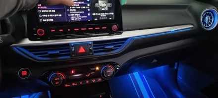 올뉴k3 GT 실내엠비언트라이트 업그레이드!!! / 천안 서북구