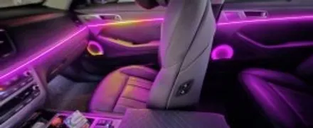 제네시스DH G80 의 멋진 실내 엠비언트라이트 감상타임!!! / 천안 서북구