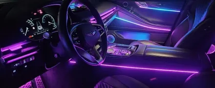 제네시스 G80 스포츠 실내 엠비언트는 에이비클 대전지사에서 책임지겠습니다! / 천안 서북구