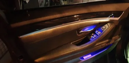 BMW520D,RGB광섬유엠비언트,천안,아산,평택,청주,대전,세종,자동차튜닝,엠비언트무드등,튜닝,천안엠비언트코리아,실내무드등 / 천안 서북구