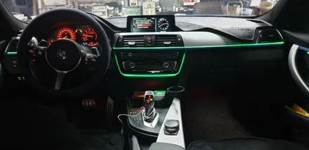 BMW320D,RGB광섬유엠비언트,천안,아산,평택,청주,대전,세종,자동차튜닝,엠비언트무드등,튜닝,천안엠비언트코리아,실내무드등 / 천안 서북구