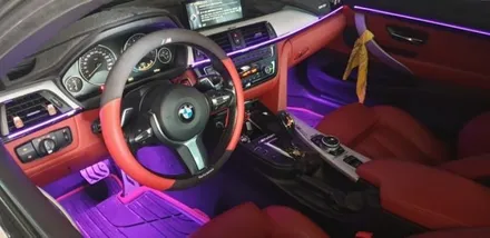 bmw428i,은하수무드등,천안,아산,평택,청주,대전,세종,자동차튜닝,엠비언트무드등,튜닝,천안엠비언트코리아,실내무드등 / 천안 서북구