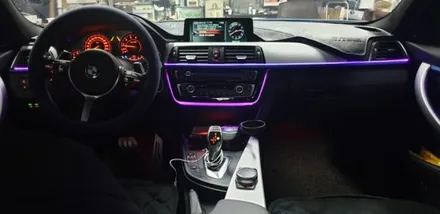 BMW320D,RGB광섬유엠비언트,천안,아산,평택,청주,대전,세종,자동차튜닝,엠비언트무드등,튜닝,천안엠비언트코리아,실내무드등 / 천안 서북구