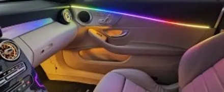 벤츠cla220d카브리올레 순정보다 퀄리티 높은 에이비클 액티브 엠비언트라이트!!! / 천안 서북구