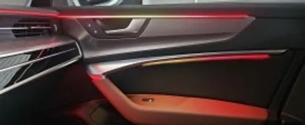 신형 아우디 A6 c8 실내엠비언트라이트는 역시 에이비클 유니버셜~ / 천안 서북구