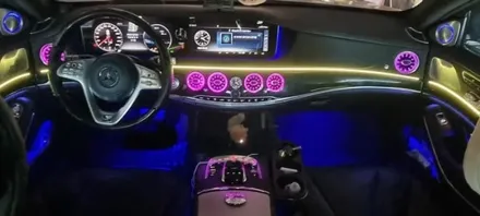 벤츠,s500,플레이,엠비언트라이트,플레이무빙엠비언트,시크릿은하수,천안,아산,평택,청주,세종,자동차튜닝,튜닝,대전엠비언트,실내무드등 / 천안 서북구
