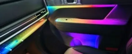 싼타페mx5 새롭게 태어난 실내엠비언트라이트 에이비클 듀얼컬러시공후기 / 천안 서북구
