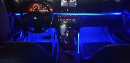 BMW,320D,RGB광섬유엠비언트,천안,아산,평택,청주,대전,세종,자동차튜닝,엠비언트무드등,튜닝,천안파이버테리어,실내인테리어 / 천안 서북구