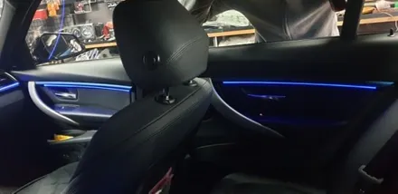 BMW320D,RGB광섬유엠비언트,천안,아산,평택,청주,대전,세종,자동차튜닝,엠비언트무드등,튜닝,천안엠비언트코리아,실내무드등 / 천안 서북구