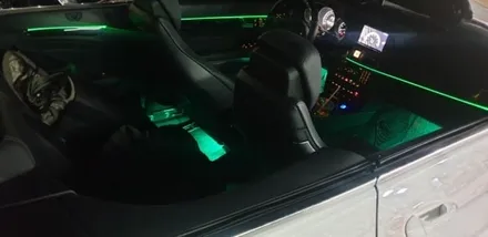 벤츠c클래스카브리올레,RGB광섬유엠비언트,천안,아산,평택,청주,대전,세종,자동차튜닝,엠비언트무드등,튜닝,천안엠비언트코리아,실내무드등 / 천안 서북구