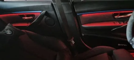 bmw,320d,비노출dmx엠비언트라이트,시크릿은하수,천안,아산,평택,청주,실내무드등 / 천안 서북구