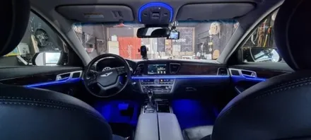 제네시스DH,G80,비노출dmx엠비언트라이트,dmx무빙엠비언트,시크릿은하수,천안,아산,평택,청주,세종,자동차튜닝,튜닝,천안엠비언트,실내무드등 / 천안 서북구