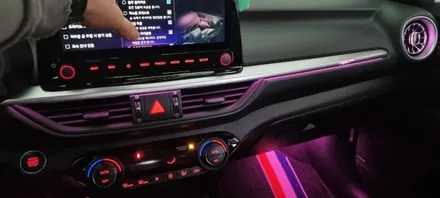 올뉴k3 GT 실내엠비언트라이트 업그레이드!!! / 천안 서북구