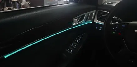 제네시스g80,RGB광섬유엠비언트,천안,아산,평택,청주,대전,세종,자동차튜닝,엠비언트무드등,튜닝,천안엠비언트코리아,실내무드등 / 천안 서북구
