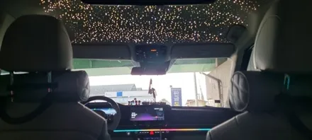 카니발ka4 실내튜닝의 완성이 되어줄 천정은하수무드등 천안파이버테리어 에서 마무리~ / 천안 서북구