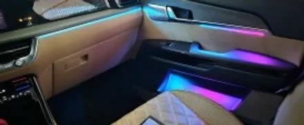 모하비 더 마스터 차량의 순정엠비언트라이트 업그레이드는 무조건 에이비클엠비언트 쥐!!!! / 천안 서북구