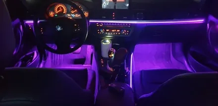 BMW,320D,RGB광섬유엠비언트,천안,아산,평택,청주,대전,세종,자동차튜닝,엠비언트무드등,튜닝,천안파이버테리어,실내인테리어 / 천안 서북구