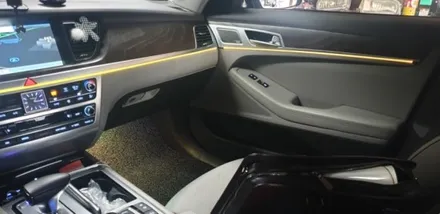 제네시스G80,RGB광섬유엠비언트,천안,아산,평택,청주,대전,세종,자동차튜닝,엠비언트무드등,튜닝,천안엠비언트코리아,실내무드등 / 천안 서북구