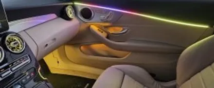 벤츠cla220d카브리올레 순정보다 퀄리티 높은 에이비클 액티브 엠비언트라이트!!! / 천안 서북구