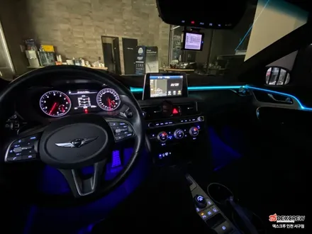 [제네시스 g70] 256 RGB 앰비언트 시공과 풋등 시공, 해신LED 면발광 사용으로 더욱 믿음직스럽게! / 인천 서구, 부평, 부천