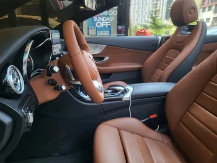 [벤츠 C클래스 w205 카브리올레] 실내도색커스텀, 브라운 핸들 컬러 체인지 / 인천 서구, 부평, 부천