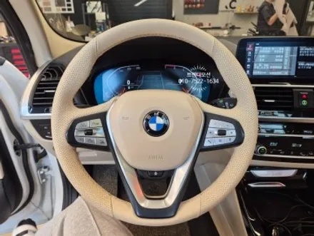 BMW X3 핸들가죽교체+컬러안전벨트 전문가에게 맡기세요~ / 인천 서구 가정동