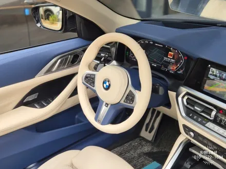 BMW 4시리즈 컨버터블 요트블루베이지 실내 커스텀(가죽교체+도색) / 인천 서구 가정동