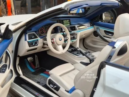 BMW 4시리즈 컨버터블 실내 풀커스텀 (요트블루베이지) / 인천 서구 가정동