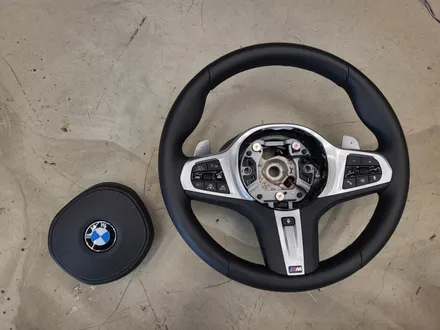 [BMW X7] 핸들튜닝, 가죽 커스텀 도색 시공으로 색상만 바꾸고 순정튜닝 느낌 바꾸기! / 인천 서구, 부평, 부천