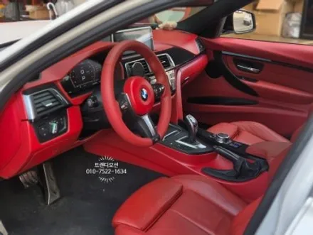 BMW 3시리즈 실내커스텀 가죽/벨트/염색 한 번에 / 인천 서구 가정동