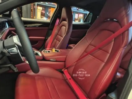 포르쉐 파나메라4s, 보르도레드 컬러안전벨트 교체 / 인천 서구 가정동