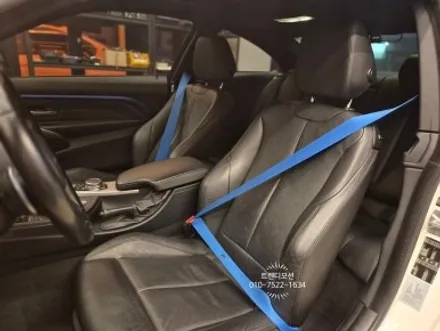 BMW 4시리즈 블루 컬러 안전벨트 실내 튜닝! / 인천 서구 가정동