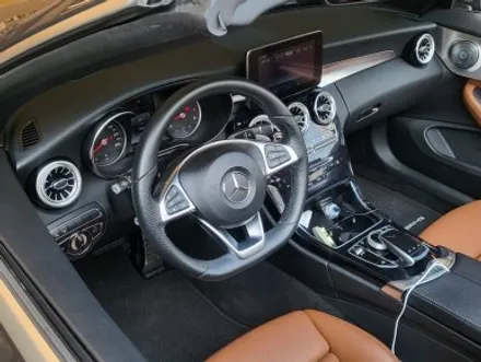 [벤츠 C클래스 w205 카브리올레] 실내도색커스텀, 브라운 핸들 컬러 체인지 / 인천 서구, 부평, 부천